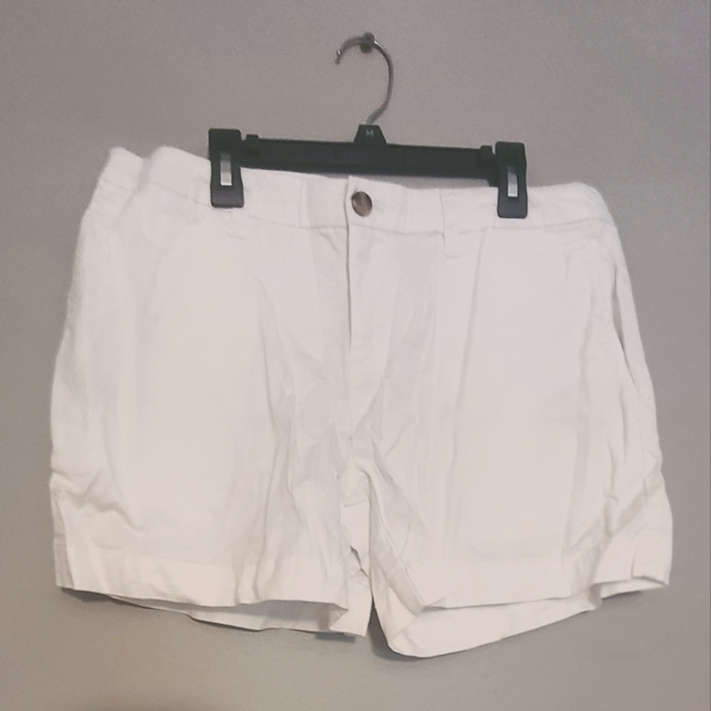 Women's Size 10 Shorts, White Faded Glory